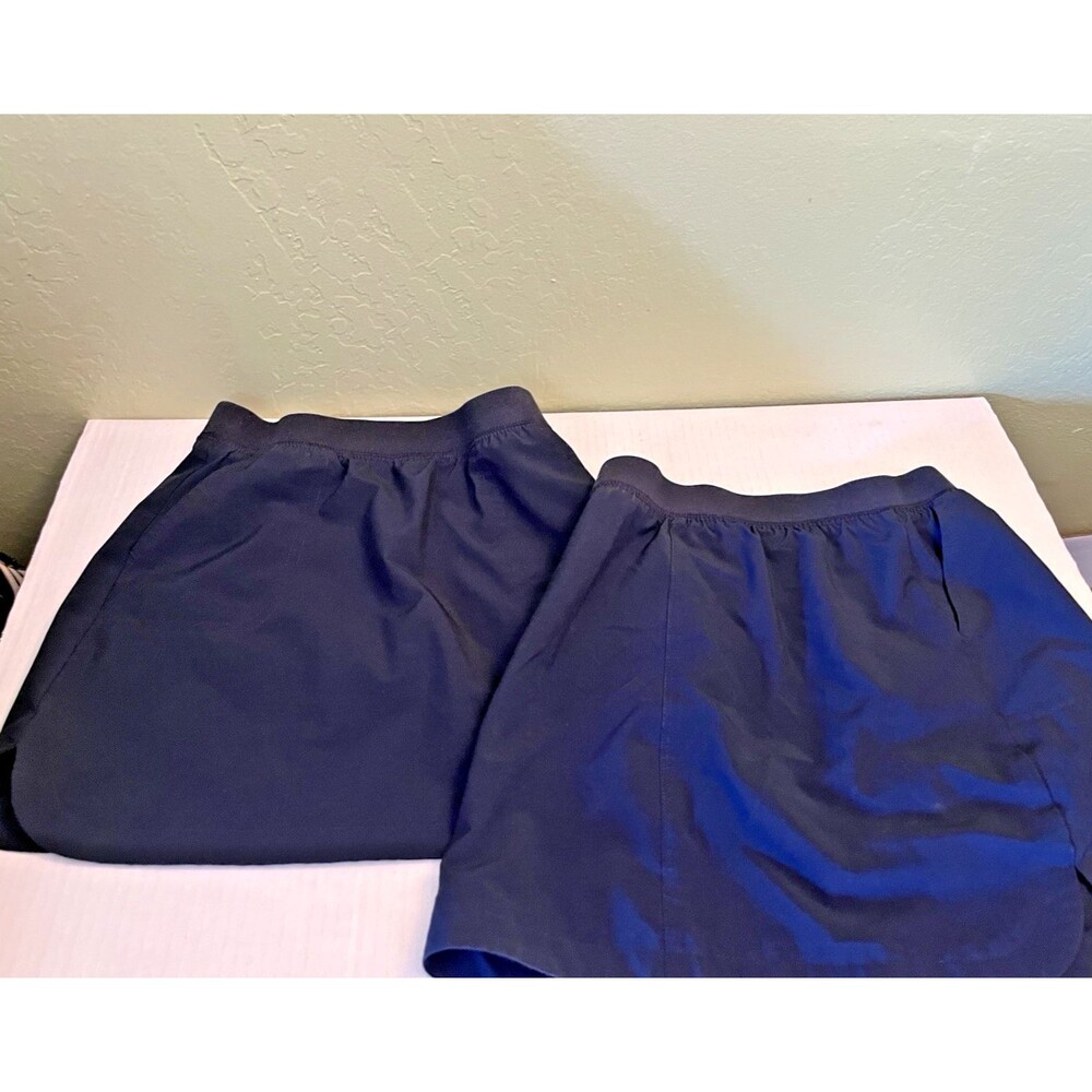 Lot of Two Girls IZOD 6X Navy Uniform Skirts Skorts Polyester Spandex Pockets